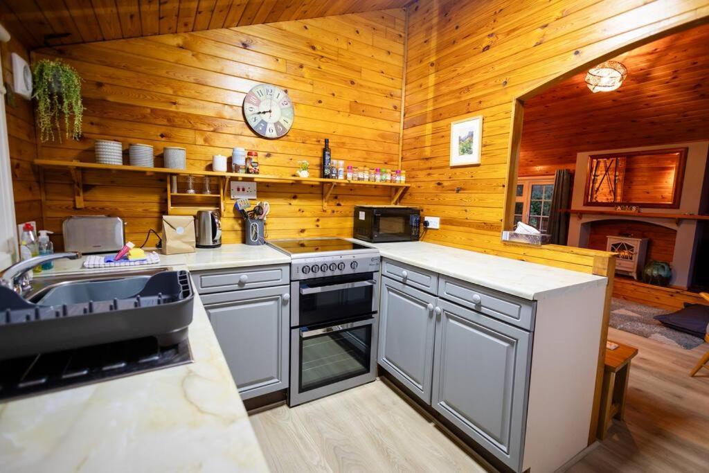 Rural Log Cabin In Snowdonia Near Coed Y Brenin By Seren Short Stays Ffestiniog Ngoại thất bức ảnh